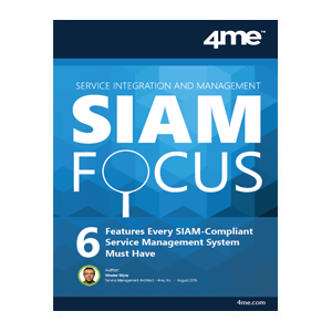 SIAM FOCUS - 6 caratteristiche che ogni sistema di Service Management conforme al SIAM deve avere