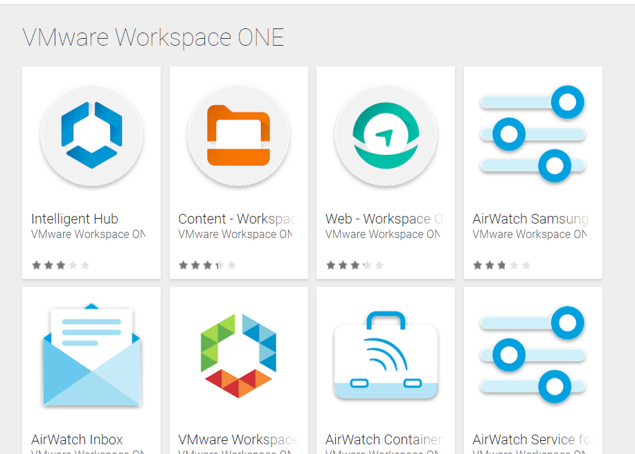 Workspace ONE - cambio nomi delle app