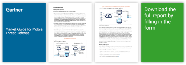 Gartner ha incluso Wandera come ‘representative vendor’ nella sua Market Guide for Mobile Threat Defense (MTD)