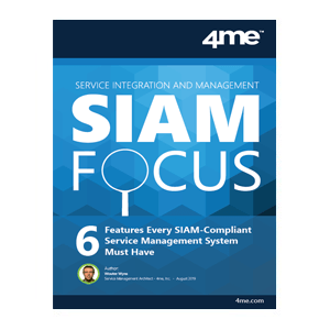 SIAM FOCUS – 6 caratteristiche che ogni sistema di Service Management conforme al SIAM deve avere