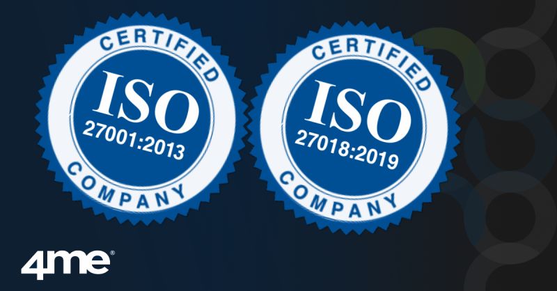 4me ha ottenuto la certificazione ISO 27001