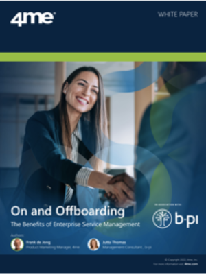 Processo di Onboarding e Offboarding – I vantaggi dell’Enterprise Service Management